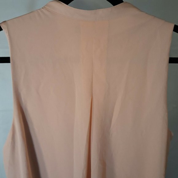 BCBGmaxazria Tank Top Light Pink Large with V-neck - Picture 5 of 8